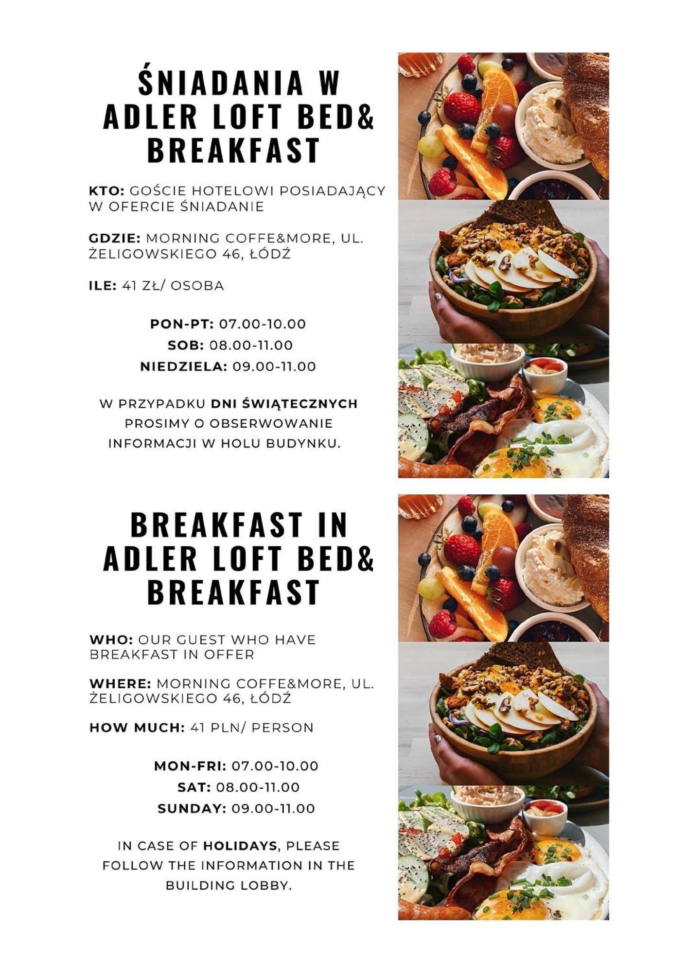 New Adler Bed & Breakfast Łódź Exterior foto